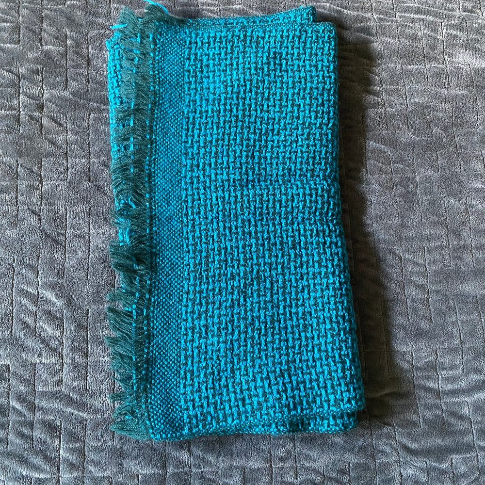 Blue and Green Scarf